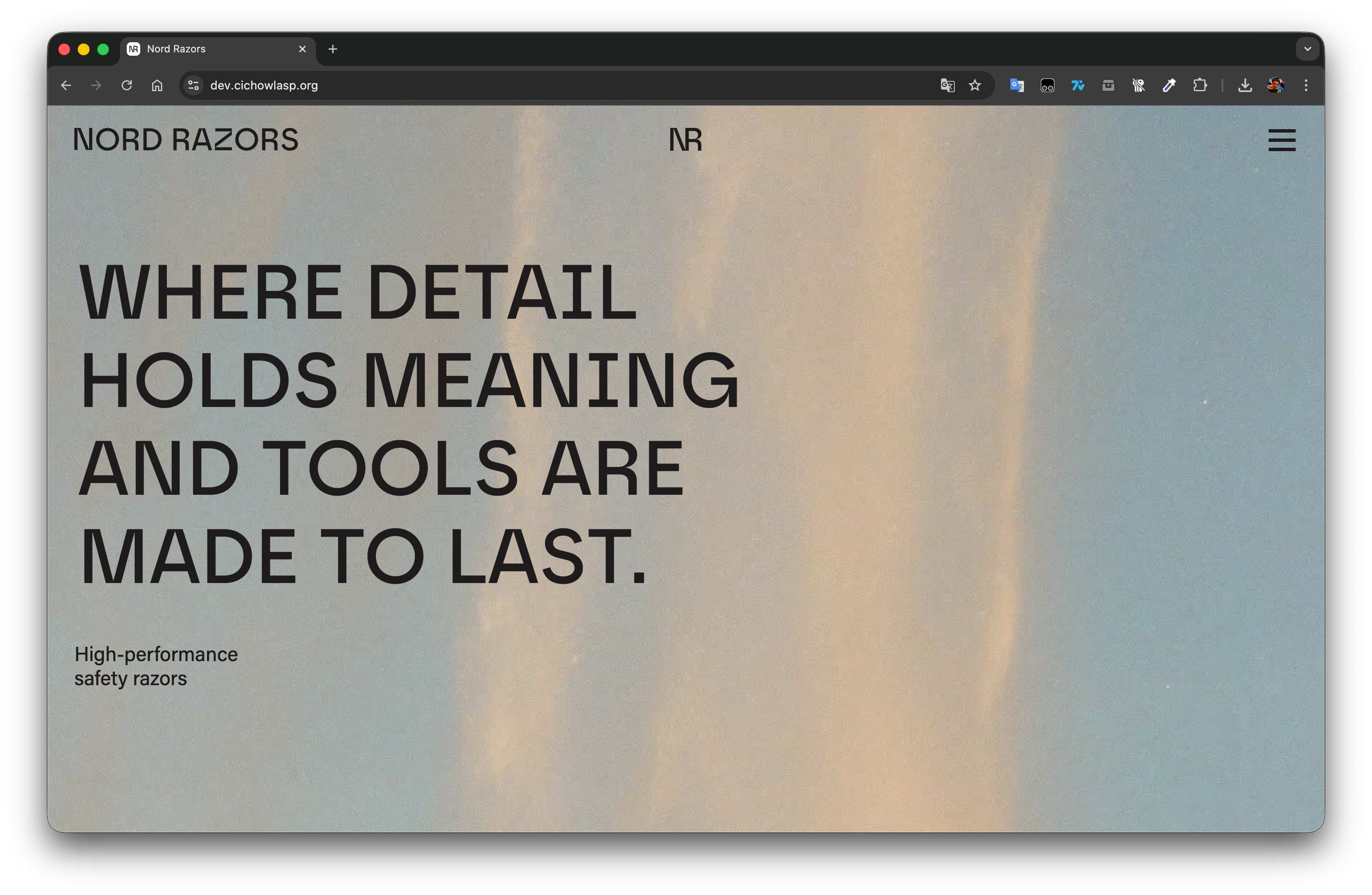 Nord Razors – modern and precise shaving razors combining elegance with convenience.
